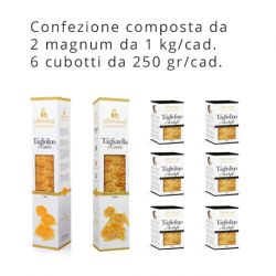 Conf. 6 Cubotti 250 gr. + 2 Magnum 1 kg. Pasta Allemandi