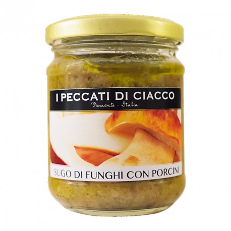 SUGO DI FUNGHI CON PORCINI 180gr