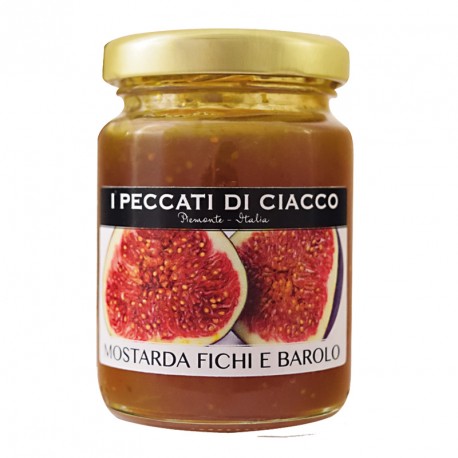 MOSTARDA DI FICHI E BAROLO 110gr