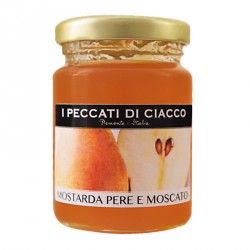 MOSTARDA DI PERE E MOSCATO 110gr