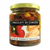 ANTIPASTO CON PEPERONI, TONNO E ACETO BALSAMICO 180gr